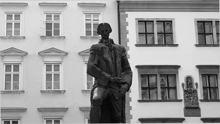 Judenplatz, Denkmal G.E. Lessing