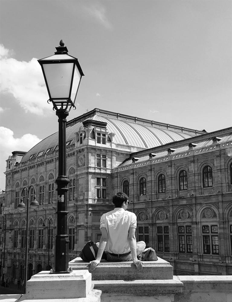 Blick auf die Staatsoper